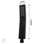 Fixation pour pommeau de douche offrant un jet relaxant
