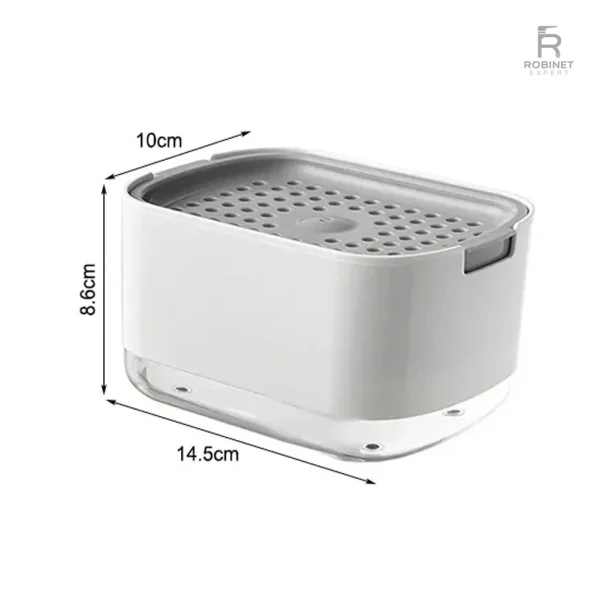 Distributeur de liquide pour un évier organisé