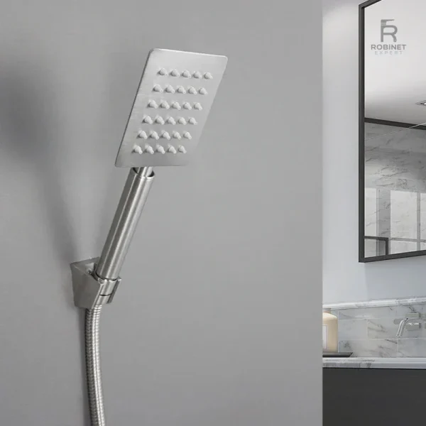 douchette-anti-calcaire-haute-pression-chrome-1 Douchette haute pression chrome anti-calcaire