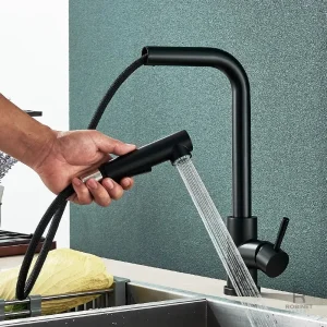 Douchette cuisine en acier inoxydable pour robinet