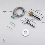 Solution hygiénique avec douchet wc suspendu