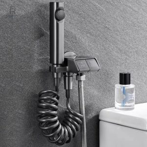 Douchette wc avec contrôle de la température pour sécurité