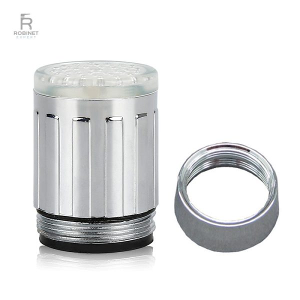 Accessoire de robinet à éclairage LED pratique