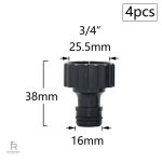 Accessoires robinet, 4 embouts pour faciliter l'arrosage