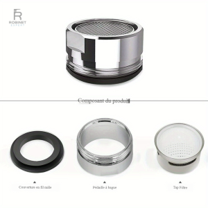 Accessoire robinet en laiton pour réduire la consommation d'eau