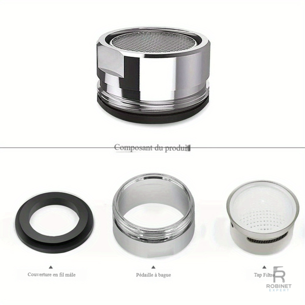 Embout robinet en laiton, solution économique pour l'eau