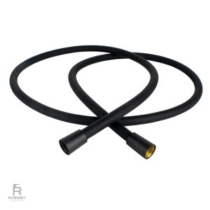 Flexible de douche noir mat élégant et moderne