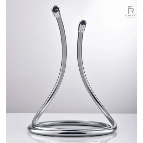 Flexible de douche chromé, design moderne et durable