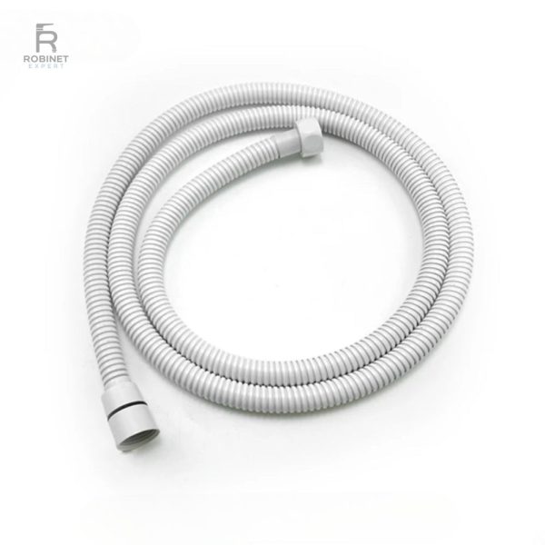 flexible-de-douche-renforce-blanc-1 Flexible de douche renforcé blanc pour une utilisation durable