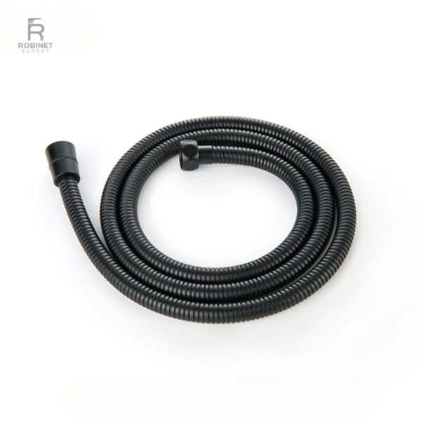 flexible-de-douche-renforce-noir-1 Flexible de Douche Renforcé - Noir, design durable et élégant