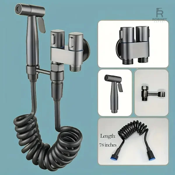 Kit de douchette pour salle de bain et toilettes