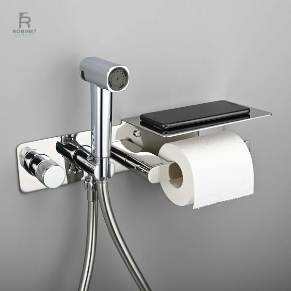 Kit de douchette pour WC, design ergonomique et fonctionnel