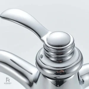 Robinet salle de bain avec finition rétro pour un charme unique