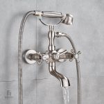 Mitigeur élégant pour baignoire avec douchette