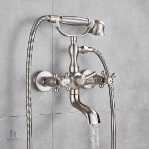 Mitigeur élégant pour baignoire avec douchette