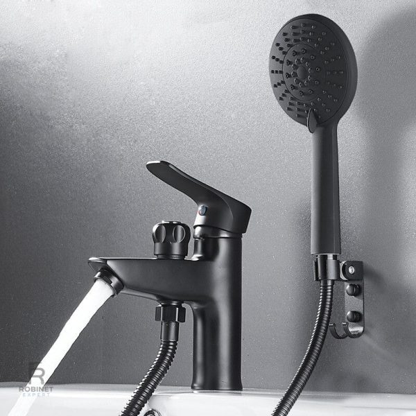 mitigeur-baignoire-douchette-complet-1 Mitigeur Baignoire Douchette complet moderne