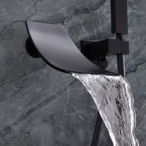 Robinet de baignoire à deux trous design