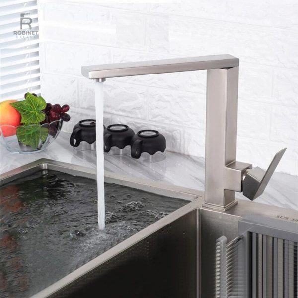 Robinet de cuisine design et fonctionnel
