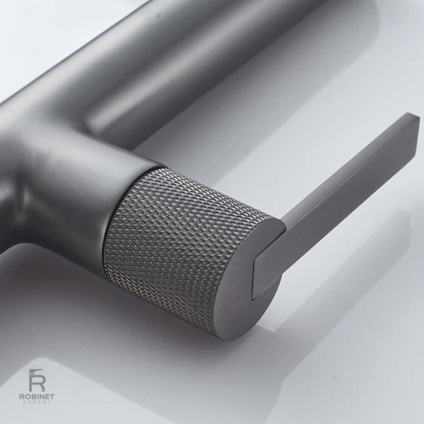 Robinet cuisine avec design contemporain