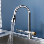Mitigeur à bec rotatif pour un usage pratique