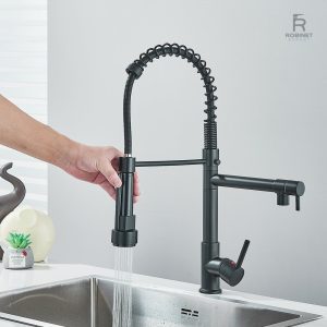 Douchette extractible pour un usage facile en cuisine
