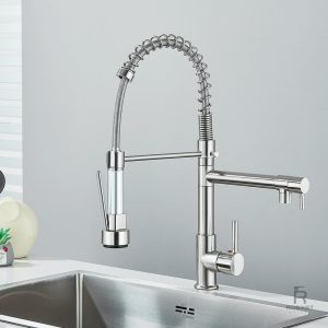 Robinet de cuisine avec fonction douchette intégrée