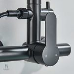 Robinet mural cuisine avec douchette pratique et extensible