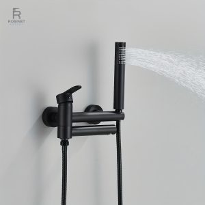 Mitigeur de douche design avec effet cascade