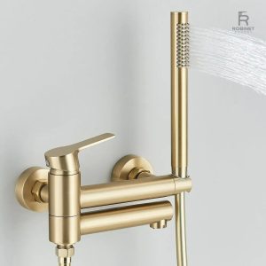 Mitigeur de bain mural design moderne