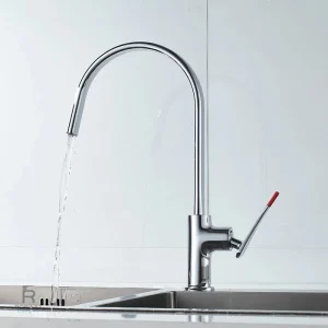 Robinet de cuisine à levier pratique et design