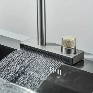Robinet de cuisine monocommande pratique et ergonomique