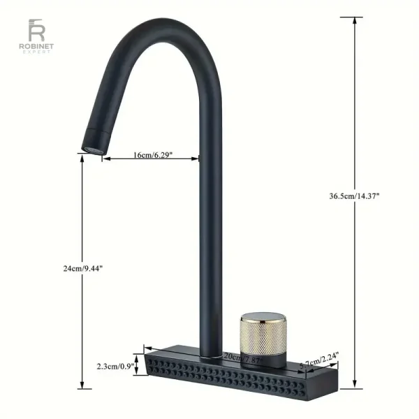 Mitigeur de cuisine contemporain adapté à tous les styles
