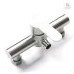 Mitigeur salle de bain en inox élégant