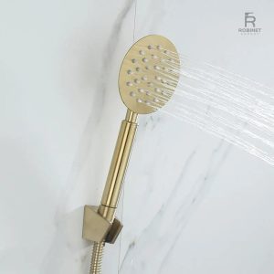 Robinet de douche en laiton, finition élégante et durable