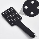 Robinet de douche design en noir mat