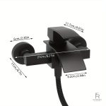 Accessoire de douche noir pour une ambiance raffinée