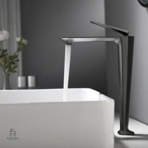 Robinetterie lavabo Épurée, style contemporain