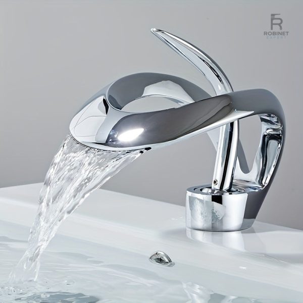 Robinet lavabo Ondulation pour un style contemporain