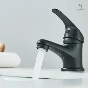 Mitigeur avec poignée unique pour salle de bain