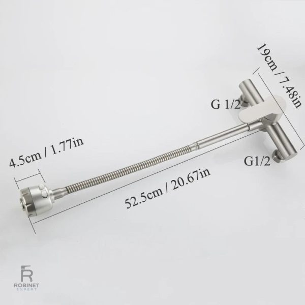 Robinet mural cuisine flexible et pratique