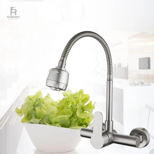 Mitigeur flexible pour évier de cuisine