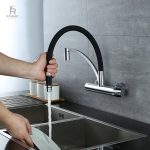 Mitigeur cuisine mural en silicone durable