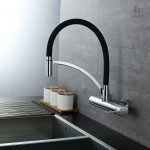 Mitigeur mural flexible pour cuisine moderne