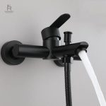 Mitigeur Mural Acier Inoxydable pour Salle de Bain