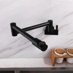 Solution de robinetterie rabattable pour cuisine
