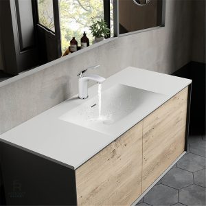 Mitigeur Salle de Bain Blanc moderne et élégant