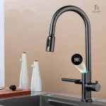 Mitigeur thermostatique cuisine en laiton