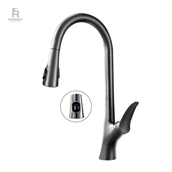 Robinet noir thermostatique, pratique et esthétique