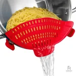 Passoire ergonomique en silicone, idéale pour les aliments divers