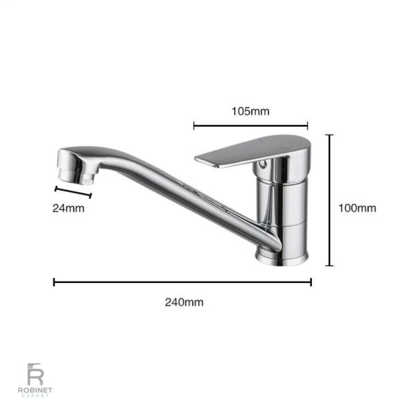 Robinet de cuisine à double fonction mitigeur
